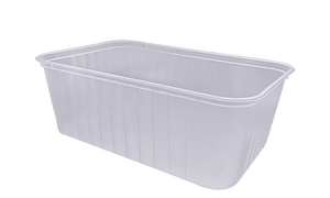 1000ml Ribbed Freezer Grade Container (500pcs)