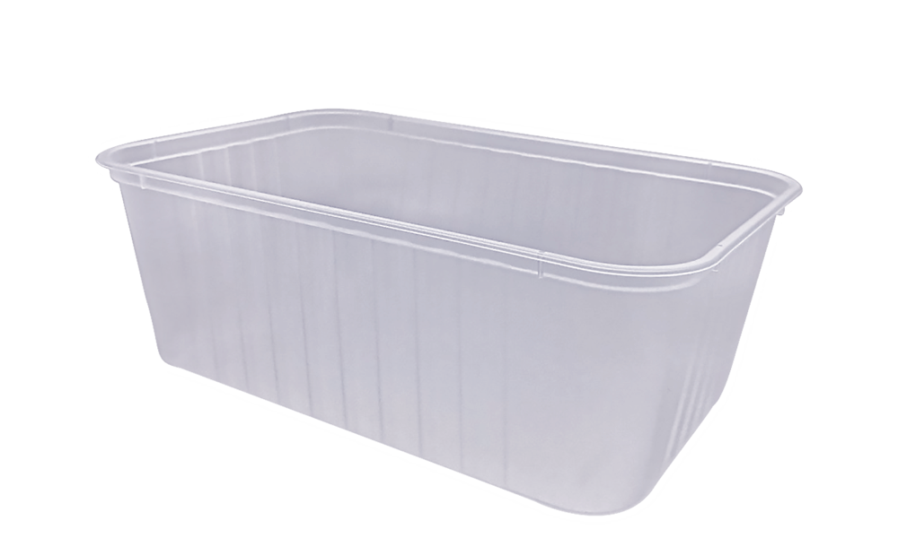 1000ml Ribbed Freezer Grade Container (500pcs)