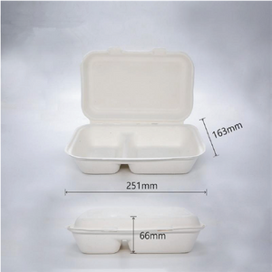 Snack Box 2 Compartments (250pcs)